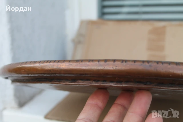 Стара медна тава от Османската империя , снимка 9 - Антикварни и старинни предмети - 51031524