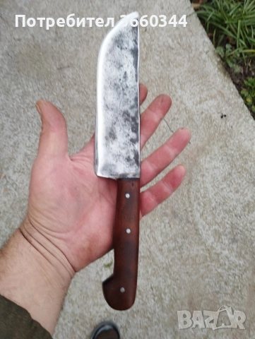 Стар кован нож, снимка 4 - Ножове - 53564945