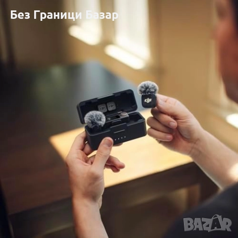 Нов Професионален безжичен микрофон DJI Mic 3 с кейс и 28 часа работа, снимка 8 - Микрофони - 51941948