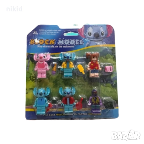 6 фигурки за Лего конструктор Санрио Kuromi Куроми sanrio пластмасови фигурки за игра и украса торта