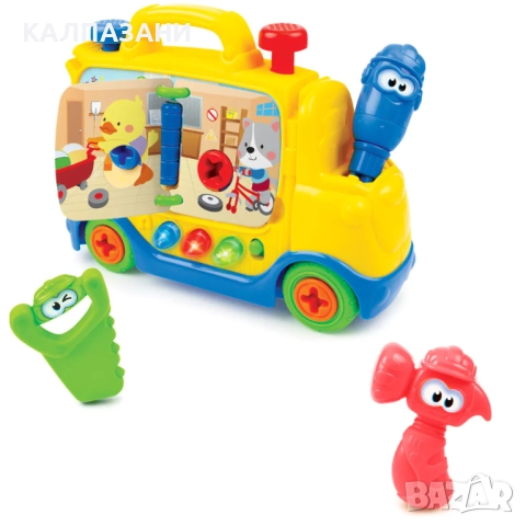 WINFUN Камион Музикален с Инструменти и Книжка Junior Builder 795, снимка 11 - Коли, камиони, мотори, писти - 52036807