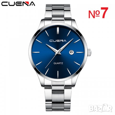 Модерен мъжки часовник стилен стрелки метална каишка различни цветове, снимка 7 - Мъжки - 37374528