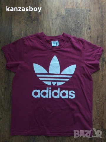 Adidas Trefoil Tee - страхотна дамска тениска, снимка 7 - Тениски - 32751327
