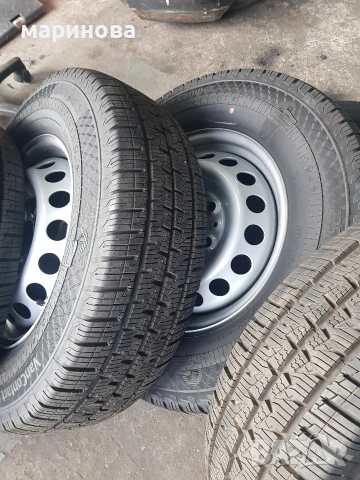 4 бр ЧИСТО НОВИ ГУМИ Всезонни Continental Vancontact Camper 225 75 16 CP Специално за Кемпери , снимка 6 - Гуми и джанти - 53226890