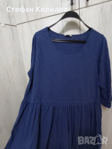 Разкошна памучна рокля , снимка 2 - Рокли - 52353458