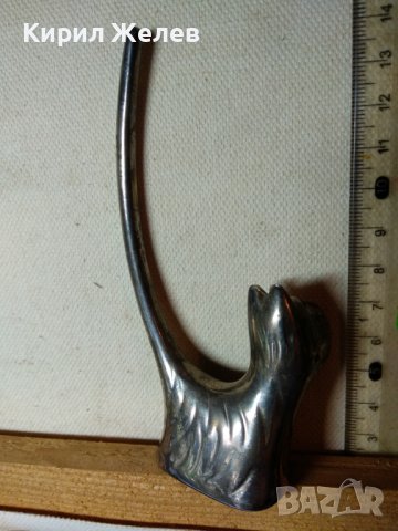 СИМПАТИЧНО МЕТАЛНО ПОСРЕБРЕНО КУЧЕНЦЕ ДЕКОРАТИВНА ФИГУРКА с КРИСТАЛЧЕТА за ОЧИ 38417, снимка 16 - Колекции - 43738934