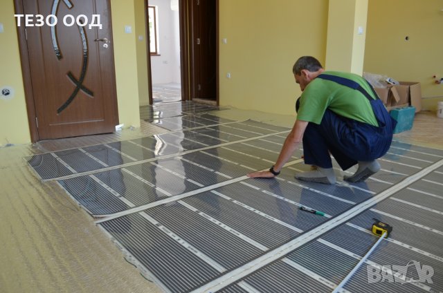 Професионален монтаж на електрическо подово отопление. Варна, България