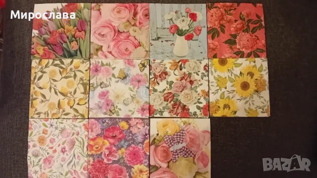 Салфетки за колекция или декупаж , снимка 2 - Колекции - 40380991