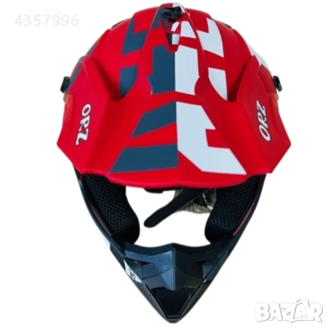 Кросова каска Automat, За мотор, Атв, Вело, S и M размер, Червен, снимка 4 - Аксесоари и консумативи - 53445017