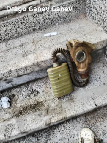 Ретро противогаз. , снимка 2 - Антикварни и старинни предмети - 49341531