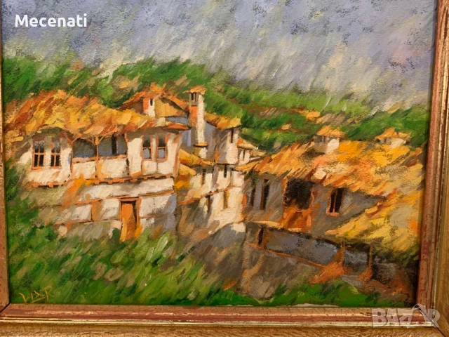 Картина ДИМИТЪР ЛОПАРСКИ масло, снимка 2 - Картини - 53124087