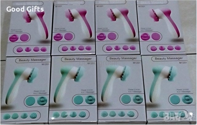 Масажор за лице и тяло 6в1 M1201, снимка 3 - Масажори - 39296989