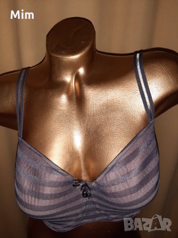 70 F PRIMA Donna  Луксозен сив сутиен , снимка 4 - Бельо - 34779015