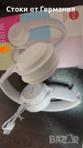 Безжични слушалки с микрофон , снимка 2 - Слушалки и портативни колонки - 43424670