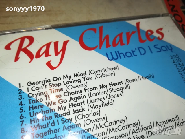 RAY CHARLES CD 0808251932, снимка 13 - CD дискове - 51301893
