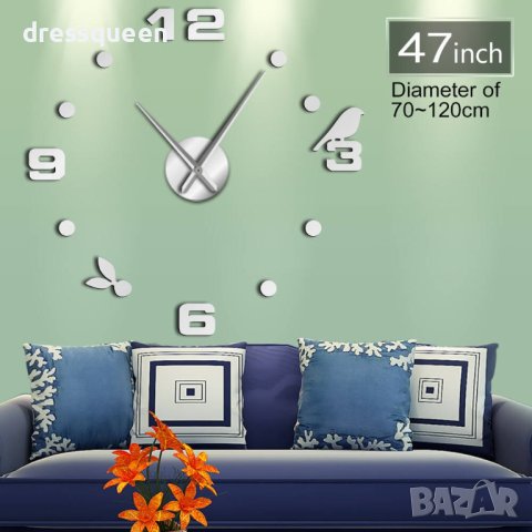 4206 3D стенен часовник, снимка 3 - Други стоки за дома - 43941472