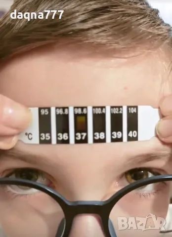 Термометър лента за бързо измерване на температура