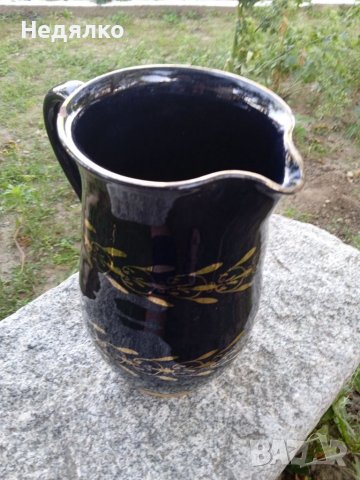 Стара красива кана,керамика,кобалт, снимка 12 - Антикварни и старинни предмети - 37192750