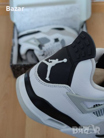 Nike Air Jordan 4 Retro Military Black White Обувки Маратонки Размер 43 Номер Кецове 27.5см стелка М, снимка 8 - Кецове - 39466422