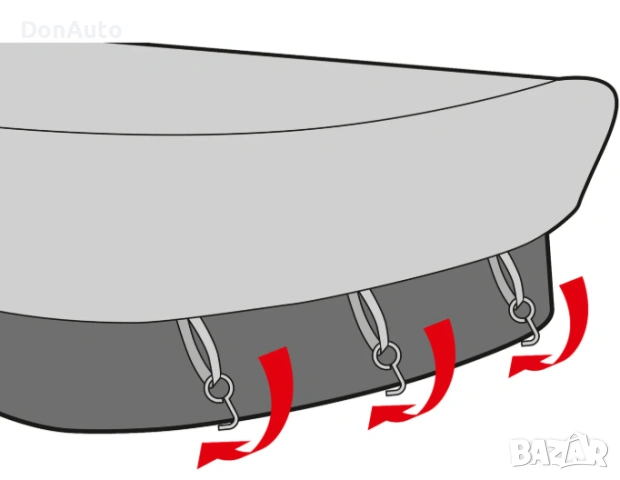 Универсални калъфи за седалки – 12 части, черни, снимка 7 - Аксесоари и консумативи - 53129606