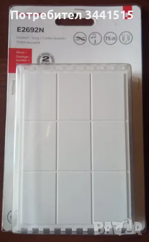 Електро-механичен звънец за врата Honeywell E2692N, 8~16V, 75dB , снимка 2 - Други - 47492891