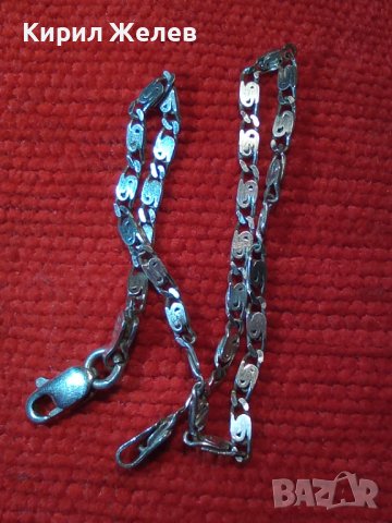 ВЕЛИКОЛЕПНА СРЕБЪРНА ГРИВНА СРЕБРО 925 РЪЧНА ВИНТИДЖ ПЛЕТКА МЕЧА СТЪПКА 40147, снимка 13 - Гривни - 42466347