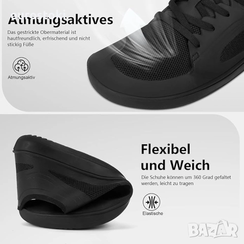 Solhe Широки летни маратонки за боси крака с широк пръст и нулево сцепление, леки дишащи спортни , снимка 3 - Маратонки - 52457057