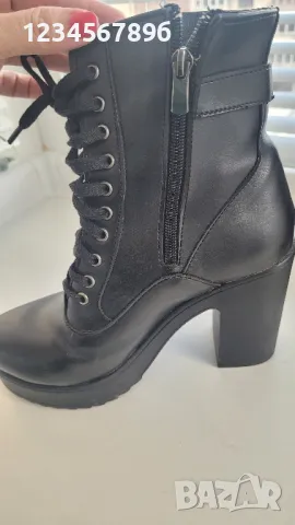 Боти на ток 36 номер, снимка 3 - Дамски обувки на ток - 50404506