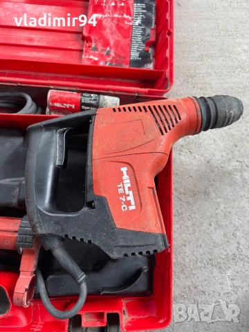Hilti TE 7-C перфоратор с прахоуловител, снимка 6 - Перфоратори - 53453353