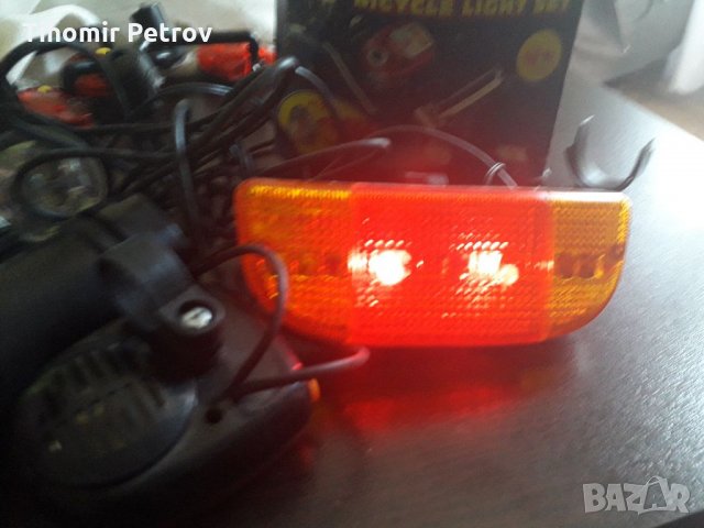 Комплект фар стоп Митаче клаксон за колело и др., снимка 7 - Аксесоари за велосипеди - 33492744