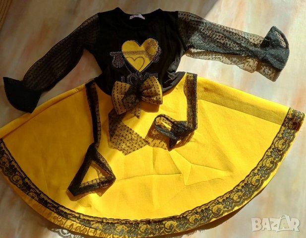 Нова детска рокля, р/р 5-6 г.