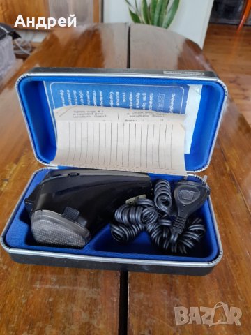 Стара електрическа самобръсначка Бердск 7, снимка 2 - Антикварни и старинни предмети - 39385315