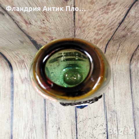 Голяма стъклена ваза - Тя, прекрасната! , снимка 4 - Вази - 43314160