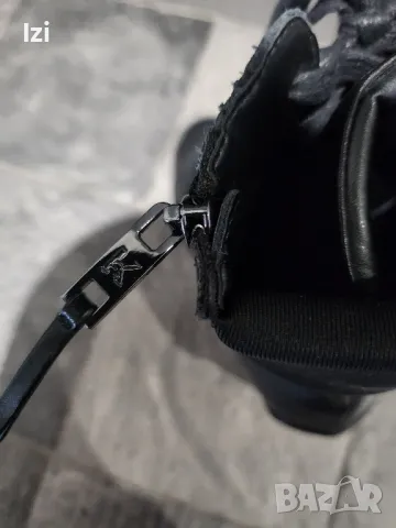 Боти на висок ток Karl Lagerfeld, снимка 2 - Дамски боти - 47452349