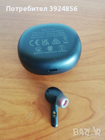 EarFun Air Pro 2 TW300 зарядна кутия и лява слушалка, снимка 4 - Слушалки, hands-free - 44866638