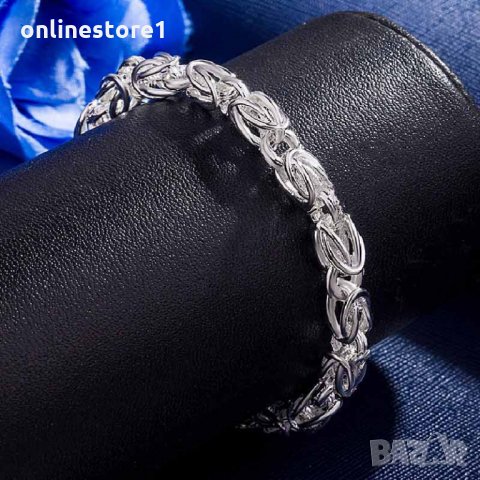 Сребърна гривна 925 - Венета Код: BGRX124, снимка 2 - Гривни - 33682201