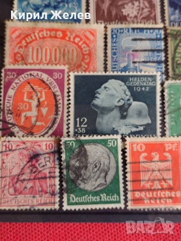Пощенски марки серия DEUTSCHES REICH много стари уникати за колекционери - 21716, снимка 5 - Филателия - 36682380