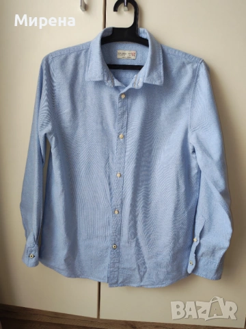 Памучна риза ZARA за 13-14 годишно момче, размер 164