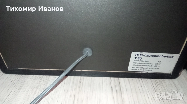 Hi-Fi Speaker Box T80, снимка 5 - Тонколони - 51709529