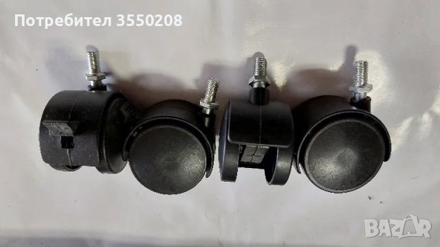 Колелца за мебели, 4 броя, снимка 1