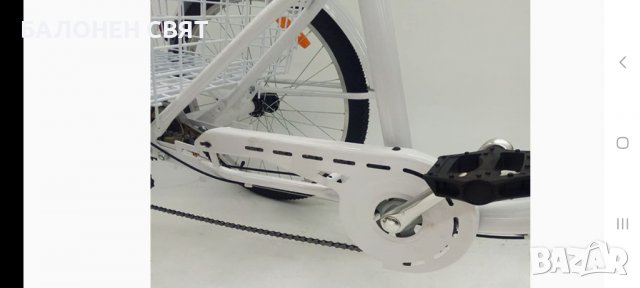 Безплатна Доставка и Отстъпка -10% ТЕЛК- 24 цола 6 скорости Триколесен Велосипед с фар и кош, снимка 4 - Велосипеди - 38425115