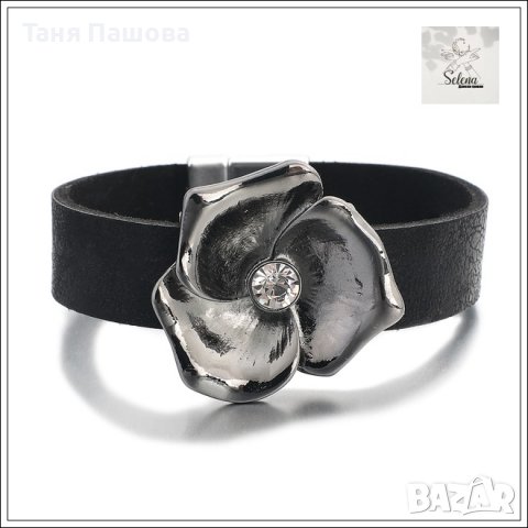 КОЖЕНИ ГРИВНИ С МЕТАЛНИ ЕЛЕМЕНТИ , снимка 15 - Гривни - 40192223