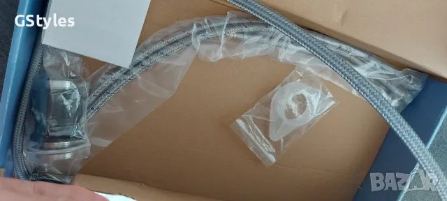 Кухненски смесител Miomare, с изтеглящ се чучур, хром, снимка 4 - Други - 49244295