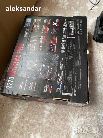 MSI Z 250 gaming pro intel I5 7600k SSD и рам , снимка 2 - Дънни платки - 43337572