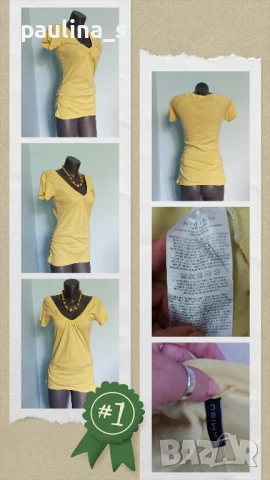 Четири различни броя / Блуза от трико с къс ръкав , снимка 2 - Корсети, бюстиета, топове - 50973495