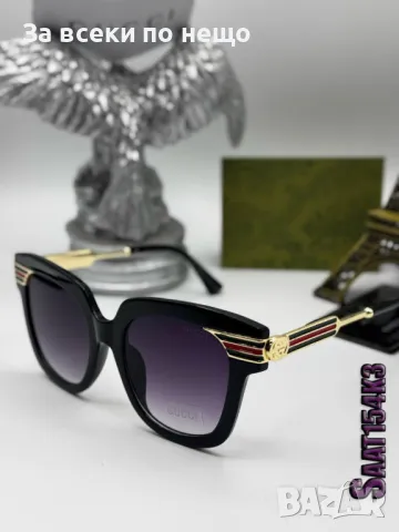 Gucci Слънчеви Очила С UV400 Защита С ПОДАРЪК🎁 Калъф Гучи - Различни Модели и Цветове Код D2307, снимка 6 - Слънчеви и диоптрични очила - 49552283