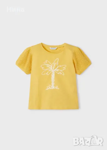 Mayoral блуза/ комбинирана тениска Better Cotton за момиче