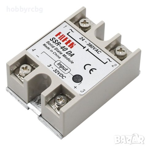Солид стейт реле 3-32VDC товароносимост 40А 24-380 VAC, снимка 3 - Друга електроника - 40679970