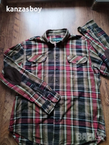 deerhunter evan bamboo shirt - мъжка ловна риза 41/42 L, снимка 5 - Ризи - 53513582