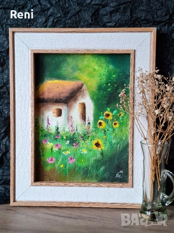 Горски сън, пастелна картина, оригинал